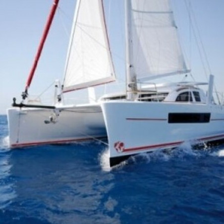 Catana 47 - Filet de trampoline